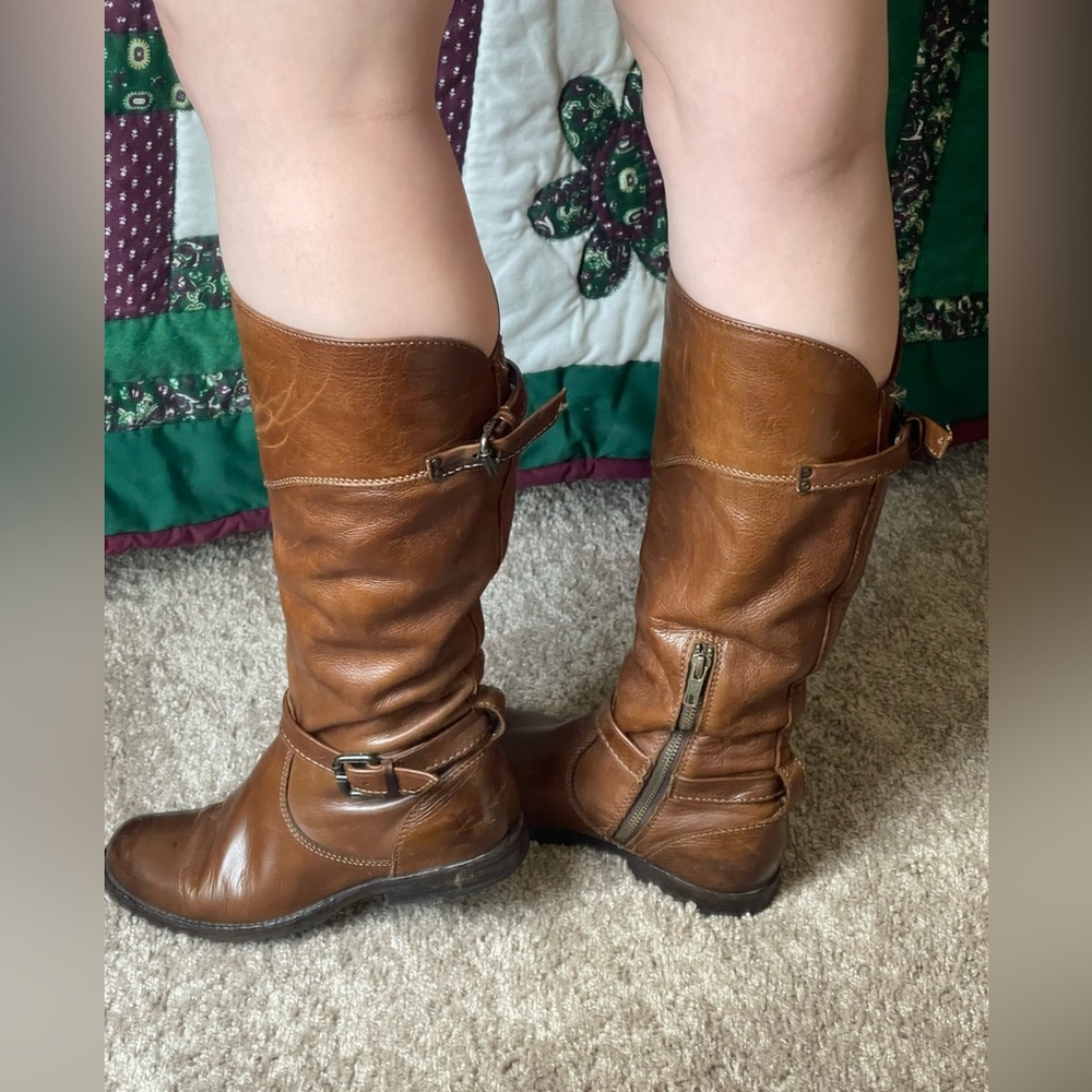 Brown Leather FRYE Phillips Riding Boot - Picture 13 of 13
